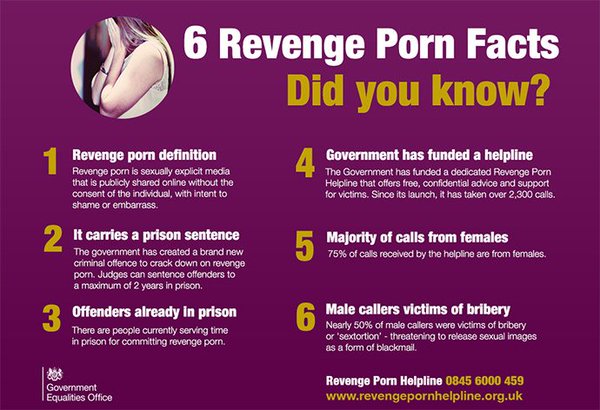 Did you know? 6 Revenge Porn Facts - Police, Fire and Crime Commissioner  North Yorkshire