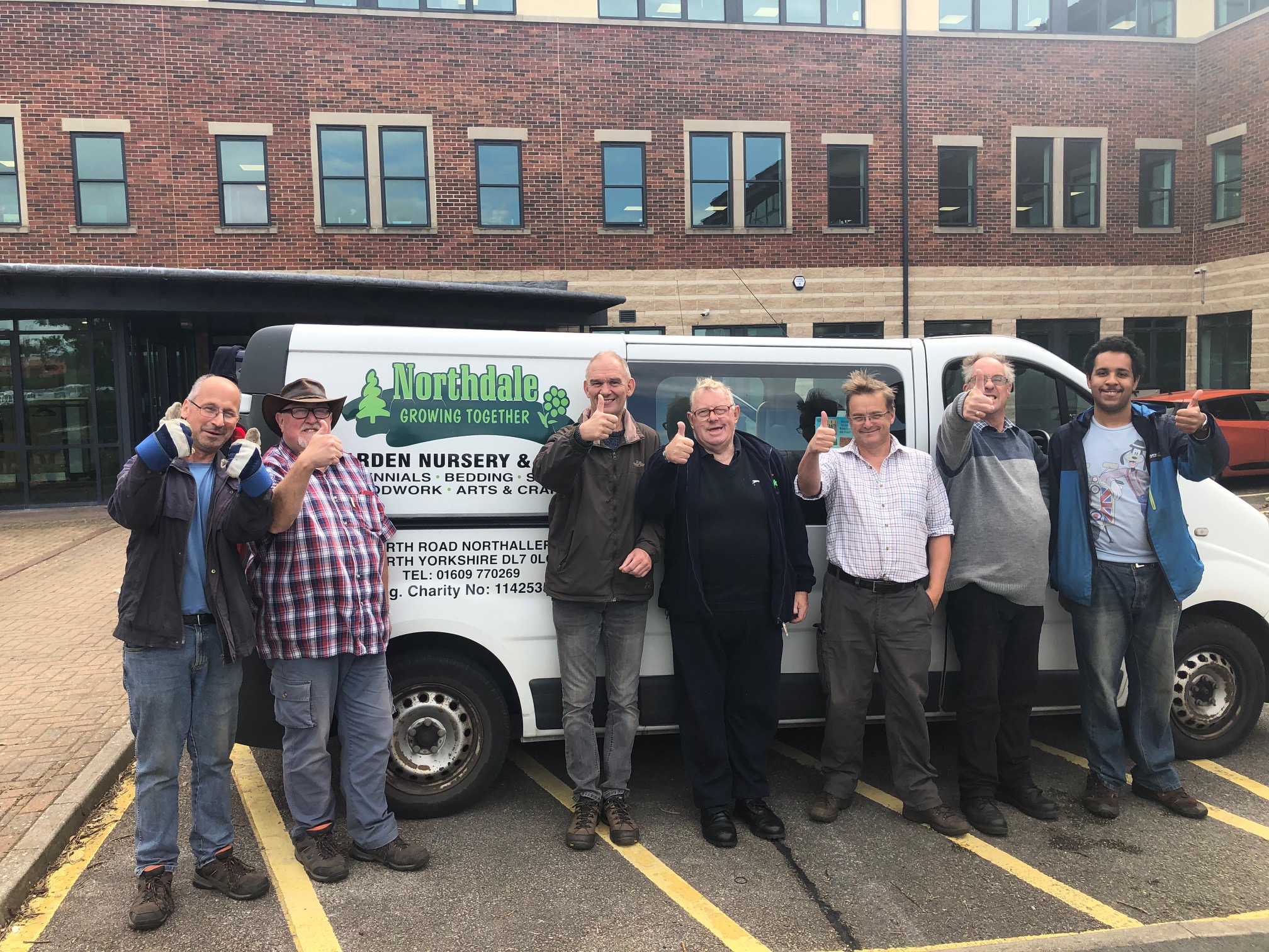 Northdale Horticulture, a local, work-based training centre for adults with learning or physical disabilities, who carried out the landscaping work free of charge and also donated materials for the garden.