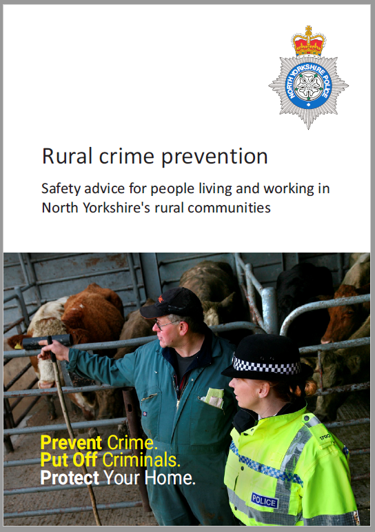 Front cover Rural crime prevention booklet