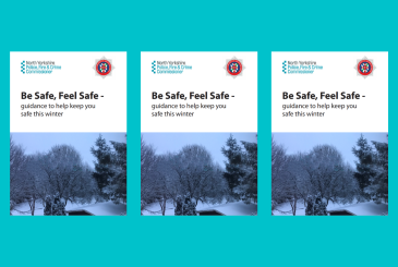 Front cover - Be safe, Feel safe booklet