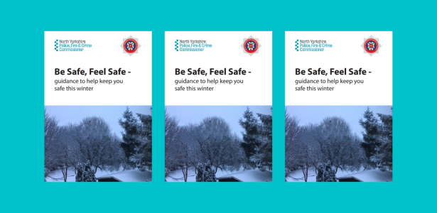 Front cover - Be safe, Feel safe booklet