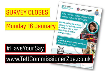 Precept consultation ends 16 January