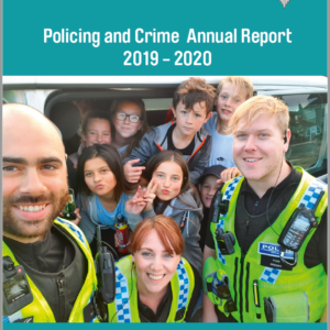 Policing and crime annual report - front cover