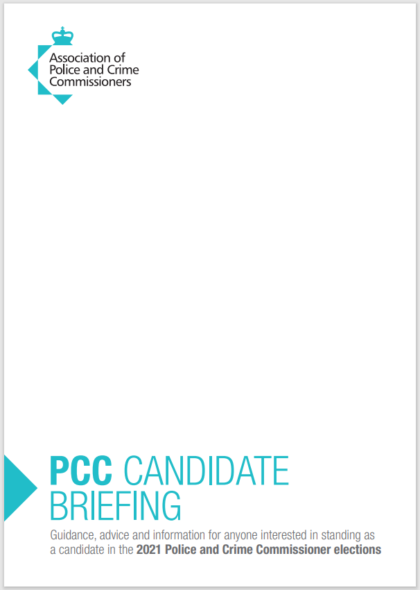 APCC 2021 PCC Candidate briefing pack - front cover