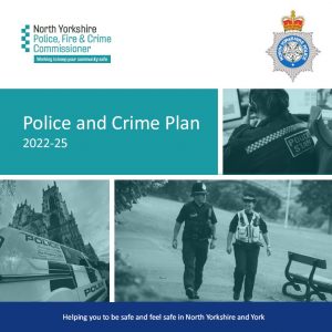 Front cover - police and crime plan 2022 - 2025