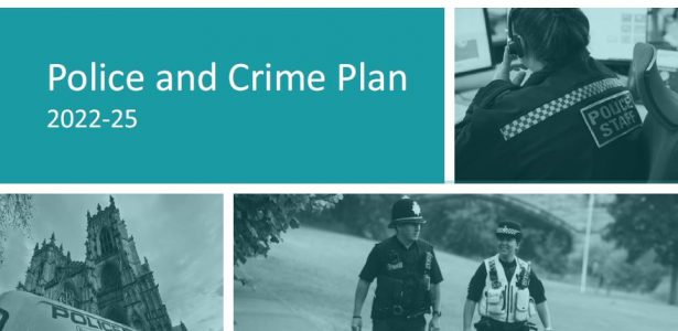 Front cover - police and crime plan 2022 - 2025
