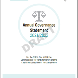Annual governance statement front cover