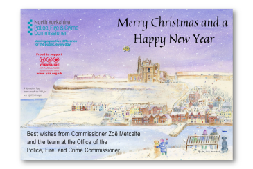 Merry Christmas and a Happy New Year Best wishes from Commissioner Zoë Metcalfe and her team at the Office of the Police, Fire and Crime Commissioner.