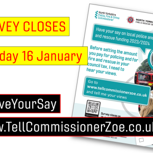Precept consultation ends 16 January