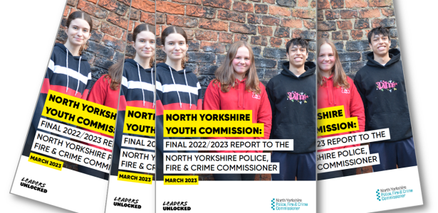 Front cover - Youth Commission report