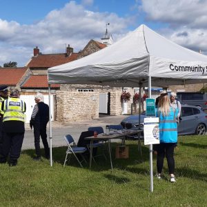 Community Hub Op Community Site in Hovingham for ASB Awareness Week