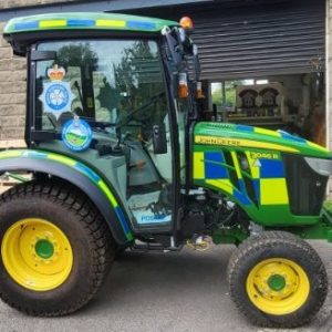 Police mini tractor
