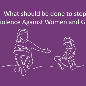 What should be done to stop Violence Against Women and Girls