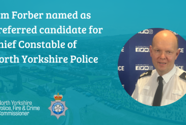 Tim Forber named as preferred candidate for Chief Constable