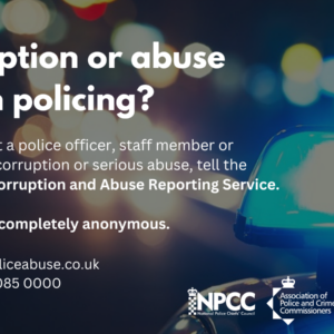 Police Anti-Corruption and Abuse Report Service