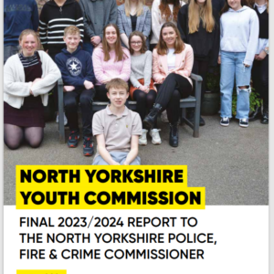 Youth Commission Final Report 2023 - 2024 front cover