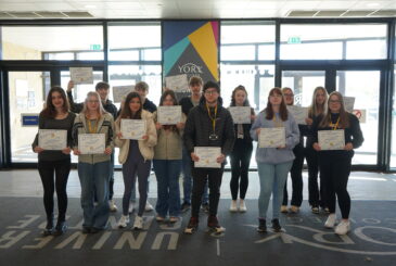 Award Winners at The White Rose Centre, York College.